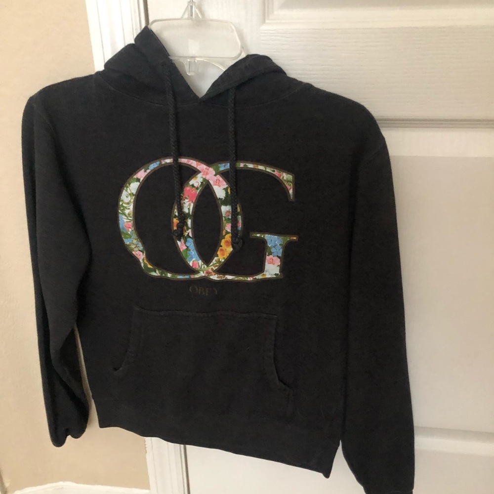 Floral Obey Hoodie